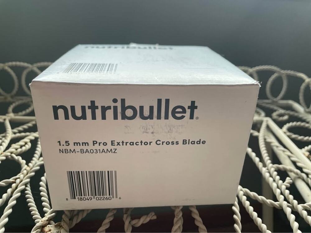Nutribullet 1.5 mm Pro Extractor Cross Blade replacement